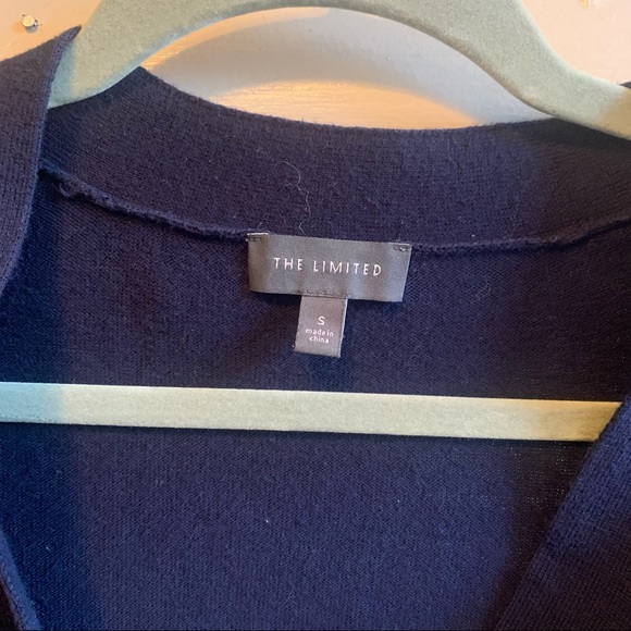 Loose Fit Navy Blue Cardigan from The Limited - Picture 2 of 3